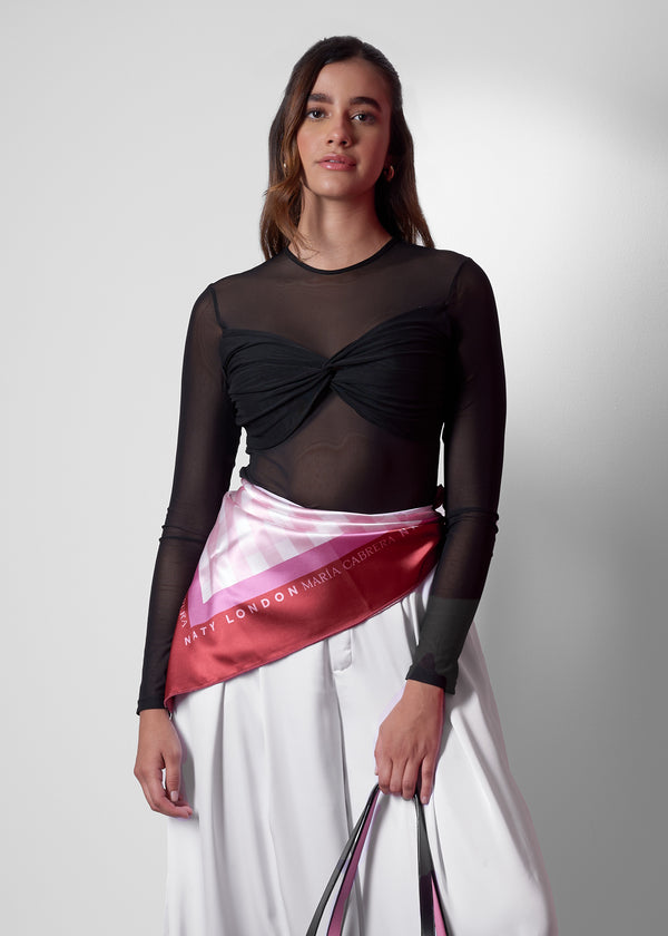 Body Entorchado Negro