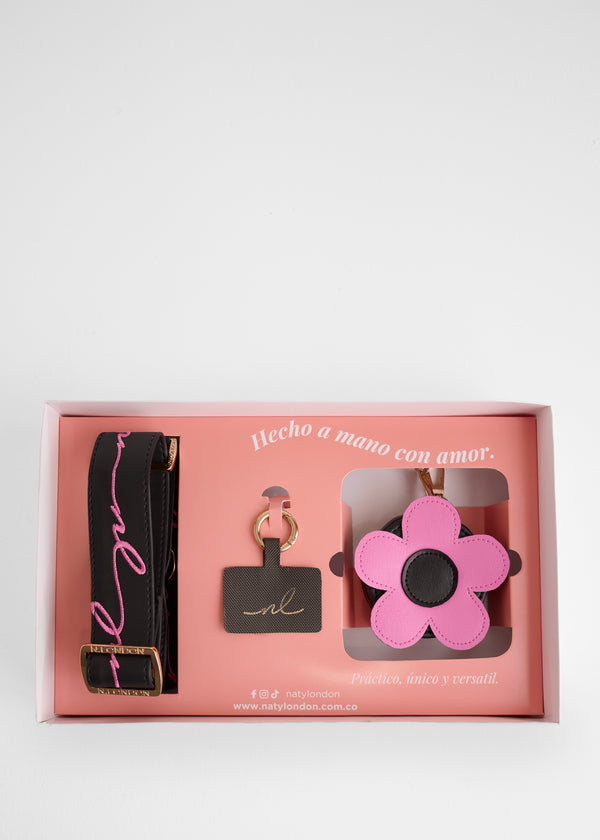 Combo Flor Negro - Rosa