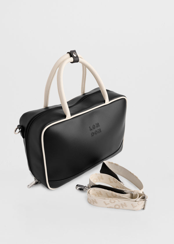 Cartera Marbella Negro x Marfil 🔥Pre-Venta🔥