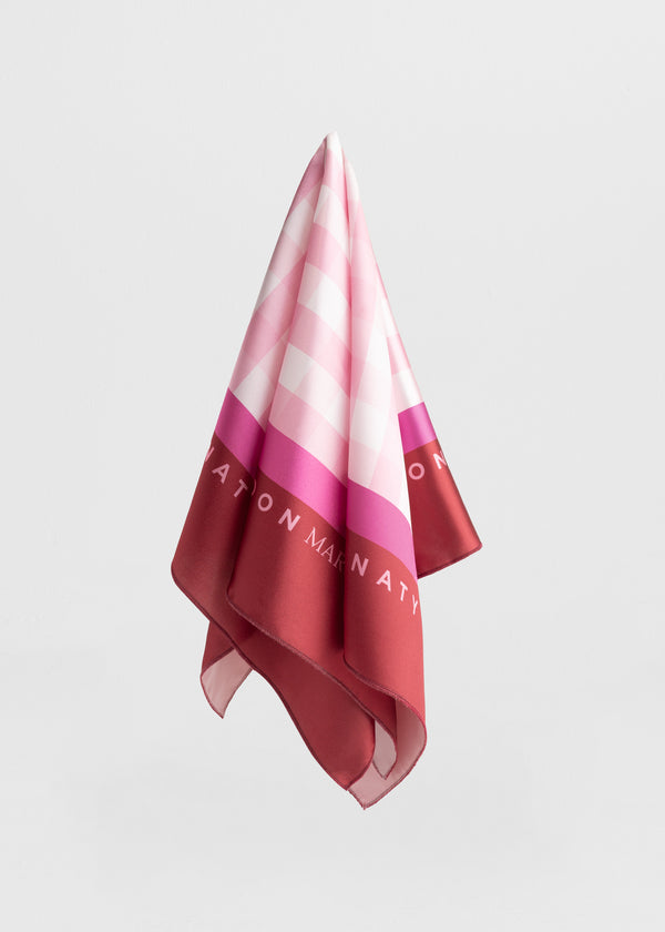 Pañoleta cuadros Rosa