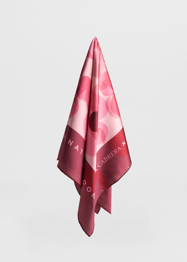 Pañoleta Flores Rosa